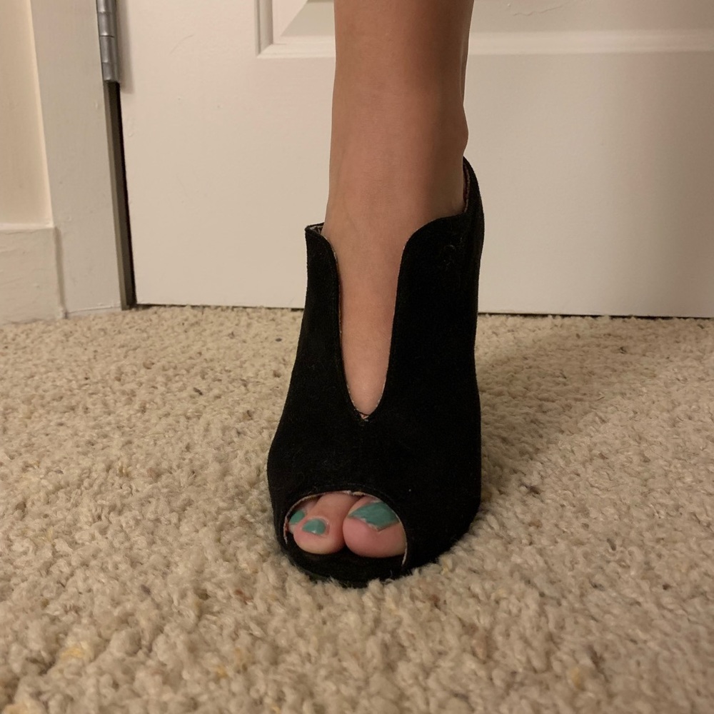 Black Suede Heels